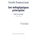 Les m�taphysiques principales : Essai de typologie