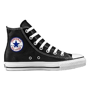 Converse Chuck Taylor All Star Leather High Top Black As581 by Converse