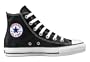 Converse Chuck Taylor All Star Hi Top Black Leather men's 9/ women's 11