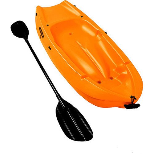 Lifetime, 6', 1-man Wave, Youth Kayak, Orange, with Bonus Paddle