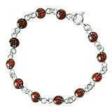 Sterling Silver Ladybug Bracelet