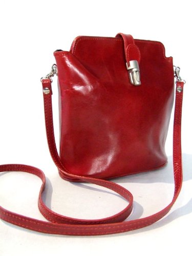 Luxus Pochette / Umh&auml;ngetasche aus echtem Leder,Italy