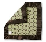 SwaddleDesigns Baby Lovie - with Brown Mod Circles and Satin