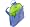 Periwinkle/Lime Ripstop Nylon