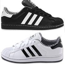 ADIDAS SUPERSTAR 2 II W Schuhe, Schwarz oder Weiss