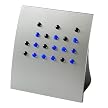 Powers of 2 BCD Clock