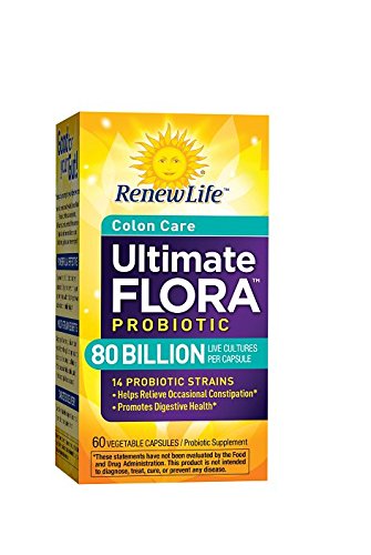 Renew life ultimate flora colon care probiotic 80 billi…
