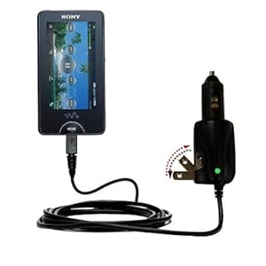Car and Home 2 in 1 Combo Charger for the Sony NWZ-X1060 - uses Gomadic TipExchange Technology