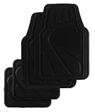 Kraco R5704BLK Black Premium Rubber Mat - 4 Piece