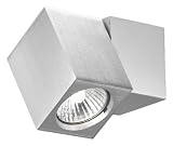 P.Neuhaus 9986-95 Wandleuchte 6 x 12 x 9.5 cm / inklusive Leuchtmittel 50 W / GU10 / aluminium