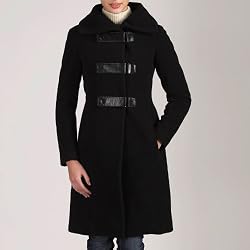 Jessie G. Women's Wool Blend Slim Fit Walking Coat