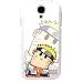 Popular Cute Cartoon Uzumaki Naruto Samsung Galaxy S4 SIV I9500 TPU Soft Black or White case (White)