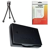 HQRP Replacement NB-1LH (NB-1L) Li-Ion Battery PACK for Canon PowerShot S100 S110 S200 S230 S300 S330 S400 S410 S500 Digital Photo Camera plus HQRP Screen Protector & Mini Tripod