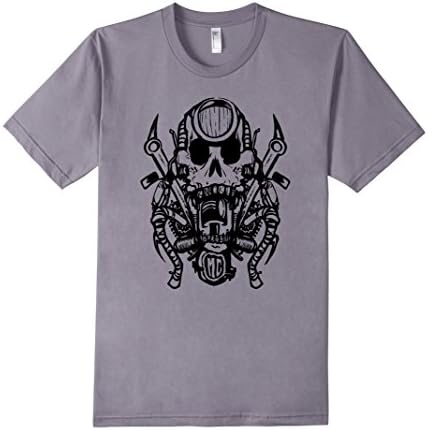 Limited Run Knucklebusters Skullpiston - Male Medium - Slate