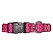 Pawtitas Reflective Dog Collar Adjustable Dog Collars for Medium Dogs Puppy Collar Medium Dog Collar Pink Dog Collar
