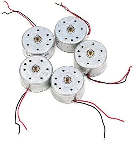 UCTOP 5Pcs 300 Solar Motor DC3V 4.5V 5V Mini Toy Motor