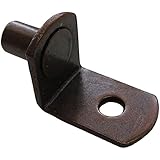 D.H.S. 5mm Bracket Style Cabinet Shelf Support Pegs With Hole - Antique Bronze - Box of 25