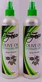 Lusti Organics Olive Oil Anti-Frizz Hair Detangling Spray 12 oz (pack of 2)