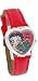 Betty Boop Women's Heart Shape Leather Band Watch Model #BB-W63