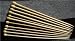15 size single pointed bamboo knitting needles US 0-15. 13 inches (33cm) in length