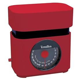 Terraillon 3108, Bilancia meccanica da cucina, BA 22, 2,2 Kg, colore: Rosso Terraillon 3108, Bilancia meccanica da cucina, BA 22, 2,2 Kg, colore: Rosso
