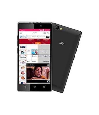 LYF WIND 7i - Dual Sim 4G VoLTE (Black, 1GB RAM, 8GB ROM) with Android 6.0 Marshmallow