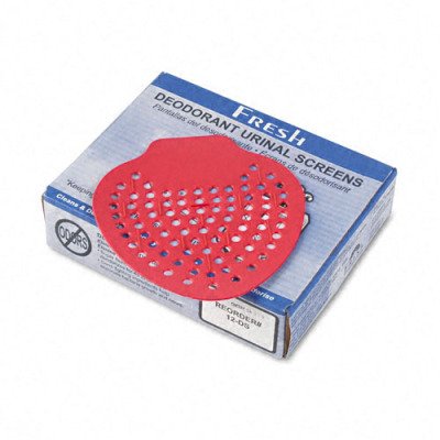 Fresh Prd Deodorant Urinal Screens, Cherry Fragrance, 12/Box