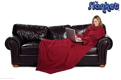 The Slanket Blanket- Adult Blanket in Ruby Wine