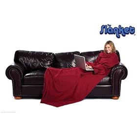 The Slanket Blanket- Adult Blanket in Ruby Wine