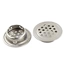 uxcell Stainless Steel Kitchen Sink Basin Drain Strainer 1.3 Inch 2 Pcs