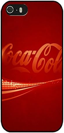 Coca Cola Drink Soda Background Brand Logo Phone Case Fit For iPhone 5 5S,Black
