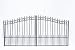Prague Style Iron Wrought Gate 12' High Quality Ornamental Dual Swing Driveway Gates 12'