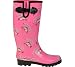 Fishin' Chix Women's Fishing Boot Deck Shoes,Pink Logo/Rubber,11 M US