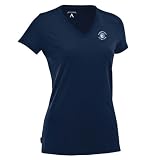 NCAA Women's Connecticut Huskies Dream V-Neck Tee (Navy, Small)