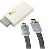 GTMax Wii to HDMI Converter + 10 FT Gold Plated HDMI WITH ETHERNET Flat Cab ....