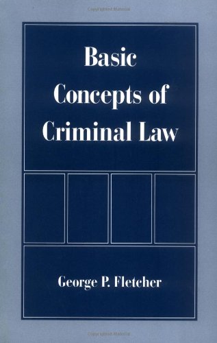 Produkt-Bild: Basic Concepts of Criminal Law