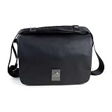 Delsey Leather CORIUM Case 5 for use with DSLR Cameras (Black)