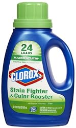 CLOROX II BLEACH FREE & CLEAR Liquid detergent - 33 oz (Pack of 6)
