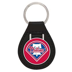 Philadelphia Phillies Leather Keychain