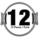 12 PCS of Pilates Magic Circle / Pilates Resistance Power Ring / Exercise Ring