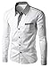 Generic Mens Casual Slim Fit Shirt Formal Button Dress Shirt