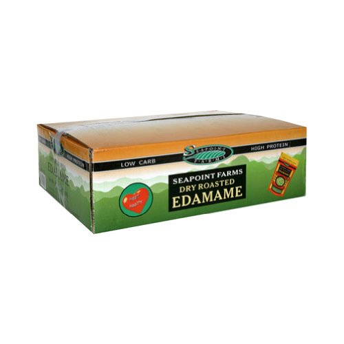 Seapoint Farms Dry Roasted Edamame, Lightly Salted, 4-Ounce Pouches (Pack of 12)