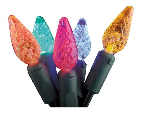 External hard drive:GKI Bethlehem Lighting FlexChange Indoor/Outdoor Holiday Christmas Light Set with 35 Faceted Cone-Shaped Mini LED  , Multi-Color