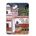A lady picking flowers from a pot, Bundi,.. - Mouse Mat Art247 Highest Quality Natural Rubber Mouse Mats - Mouse Mat