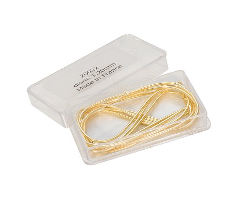 White Silver French Wire, 0.80 Millimeters, 1 