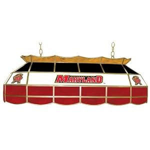 Trademark Maryland University Stained Glass 40-inch Tiffany Lamp