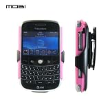iStyleHQ Snap-on Case and Slid-in Belt Clip/Stand Combo for BlackBerry Bold 9000 (Pink)