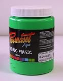 Review Colormaker  / Permaset Aqua Supercover Fabric & Screen Ink Glow Green 300ml