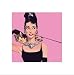 Audrey Hepburn - Pink - 16 x 16 Poster