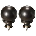 Darjeeling Ball-Shaped Finial Set ? Bronze